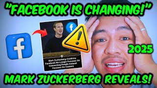 ⚠️ THE TRUTH ABOUT FACEBOOK IN 2025! ❌ NOT ABOUT FRIENDS ANYMORE | MARK ZUCKERBERG ADMITS IT! 🚨🔥