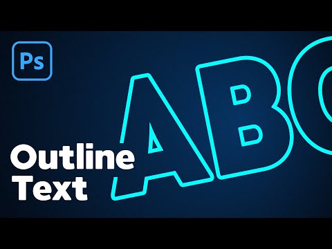 How to Outline Text in Photoshop