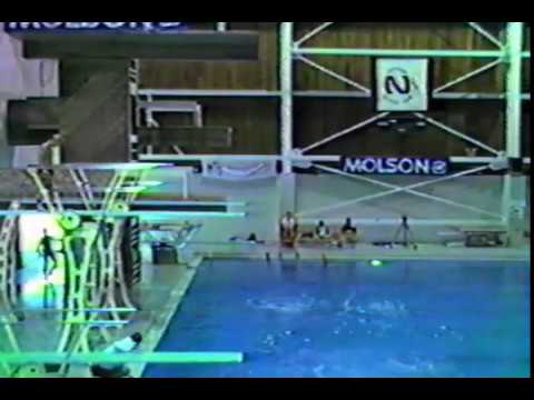 1985 Canadian Diving Championships - Men's 3 Meter Prelims - Dives 1-5