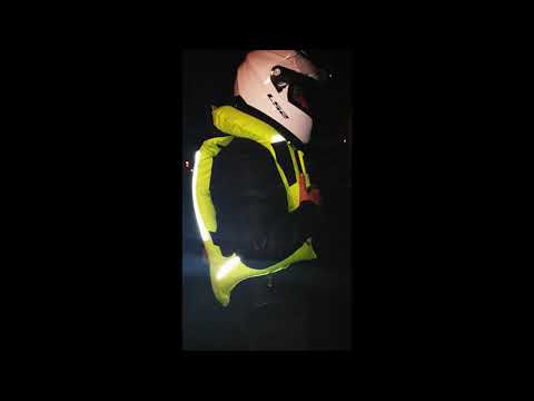 Test Chinese motorcycle vest airbag