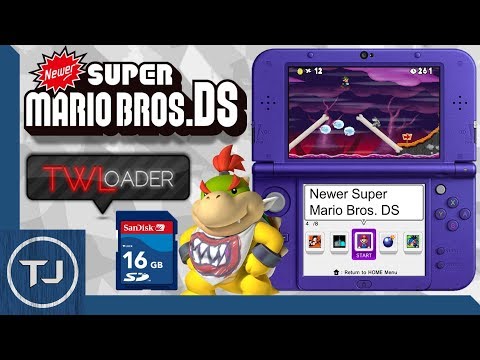 Play Newer Super Mario Bros DS. On 3DS Using TWLoader! 2018!