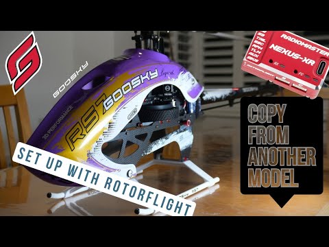 Goosky RS7 Ultra Build-Part 2-Easy 2nd Rotorflight setup!