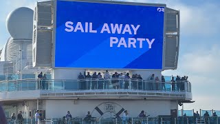 Sail away party! Adam & Ellie is live from Regal Princess!