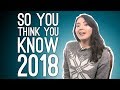 What The Hell Just Happened So You Think You Know 2018 Quiz Of The Year
