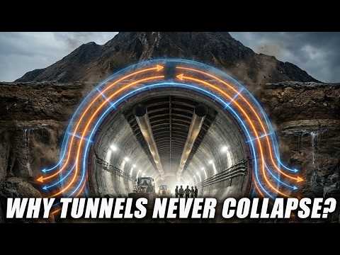 The Real Reason Tunnels Don't Collapse Under the Weight of Everything Above Them