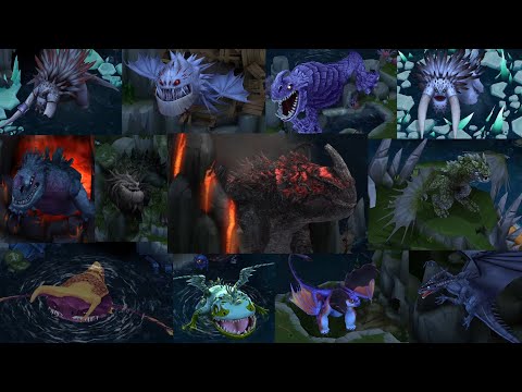 All 12 Legendary Dragons | Dragons Rise of Berk