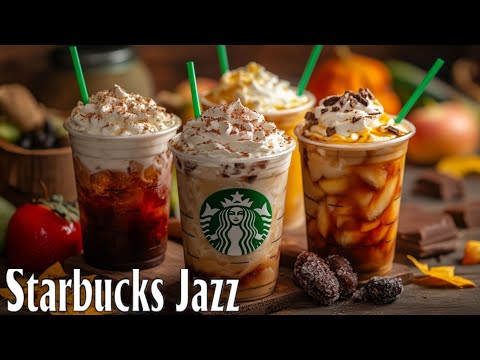 【作業用bgm】24時間のハッピースターバックスミュージック - スタバで聴きたいジャズミュージック コーヒーを飲みながら作業に没頭 | カフェ ミュージック スタバ【スタバBGM】🍄