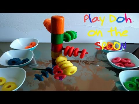 #uniqueNaffordable || DIY Spoon PlayDoh Activity for toddlers, kindergartner * fine motor test * Video