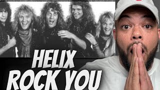 WHO ARE THEY?!| FIRST TIME HEARING Helix -  Rock You REACTION