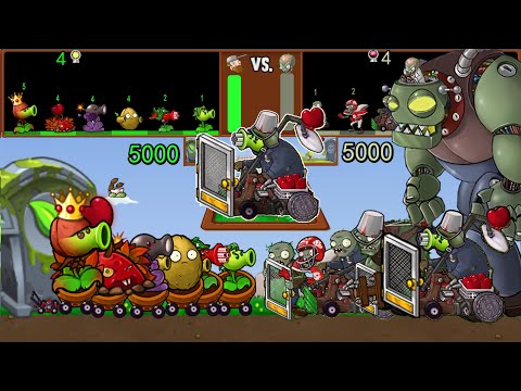 PVZ Fight 7 Plants Vs. Zombies PvZ Plus pvz funny moments