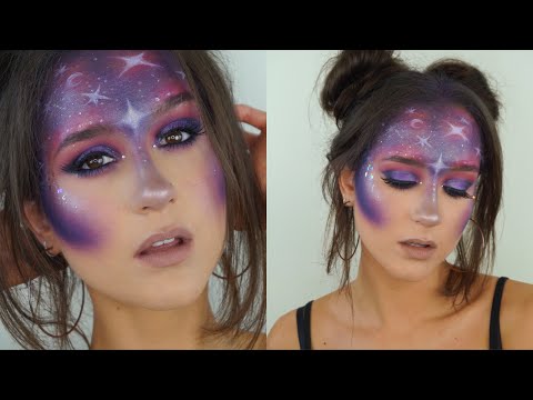 GALACTIC GIRL | Space Themed Halloween Makeup | Hannah Dorman