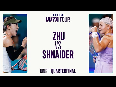 Lin Zhu vs. Diana Shnaider | 2025 Ningbo Quarterfinal | WTA Match Highlights