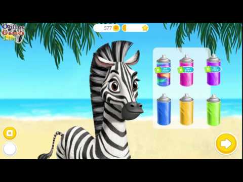 Jungle Animal Hair Salon 2 Gameplay, Dress Up & Mini Games