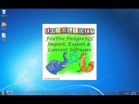 FoxPro PostgreSQL Import, Export & Convert Software