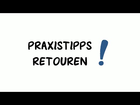 Praxistipps im E-Commerce – Umgang mit Retouren – Erklärvideo