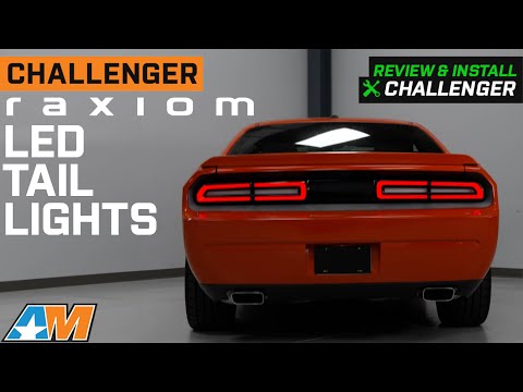 2008-2014 Challenger Raxiom LED Tail Lights; Black Housing Review & Install
