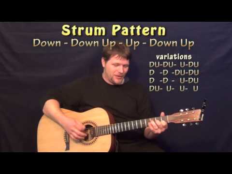 Sugar (Maroon 5) Easy Guitar How to Play Tutorial Capo 1st Fret