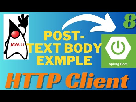 Http Client Post Example In Spring Boot Http Client Post With Text Body Example Spring Boot Java