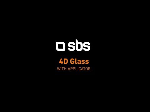SBS 4D Full Screen glass protector with applicator