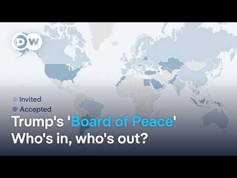 億萬富翁俱樂部？世界領袖們加入川普「和平委員會」的奇特組合 | DW News (A billionaire's club? The odd mix of world leaders signing up for Trump's 'Board of Peace' | DW News)