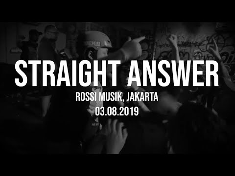 Straight Answer - Full Live Set - Rossi Musik, Jakarta - 03.08.2019