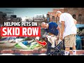 Street Vet Helping Homeless Pets in Los Angeles Skid Row