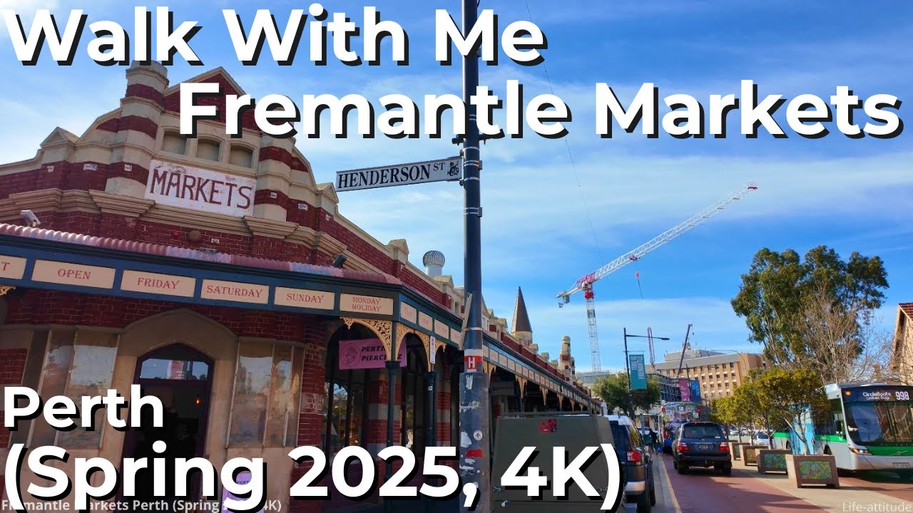 Experience a walking tour at Fremantle Markets.