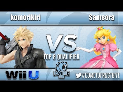 2GG | komorikiri (Cloud) vs. Samsora (Peach) - Wii U Top 48 - Frostbite 2018