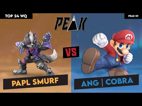 Top 24 WQ Papl Smurf (Wolf) vs AnG | Cobra (Mario) (Peak 59)