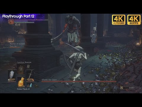 Dark Souls 3 | Playthrough Part 12 | Deprived Class | PS5 | 4K HDR