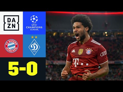 Gnadenlose Bayern verpassen Kiev eine Packung: FC Bayern - Kiev 5:0 | UEFA Champions  League | DAZN