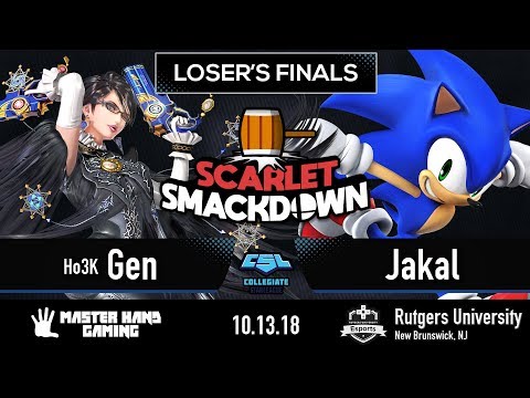 Scarlet Smackdown - Ho3K | Gen (Bayo) vs Jakal (Sonic) - Loser's Finals