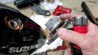 Tips on removing a seized stuck motorcycle gas cap rusted