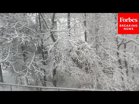 National Weather Service Holds Winter Storm Briefing As Snow Hits Parts Of Virginia