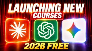Claude AI, Chat GPT, Gemini | Launching AI Course Super Series FREE | #aicourses #ai2026