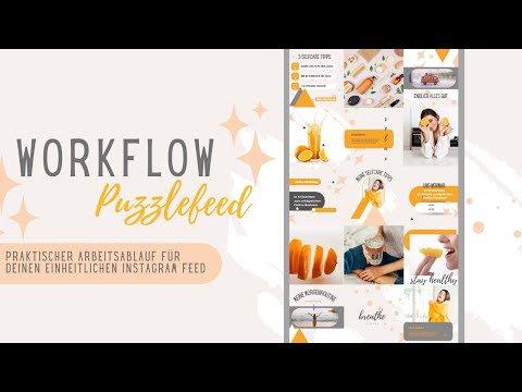 INSTAGRAM PUZZLE FEED with Canva (for free) - Tutorial deutsch