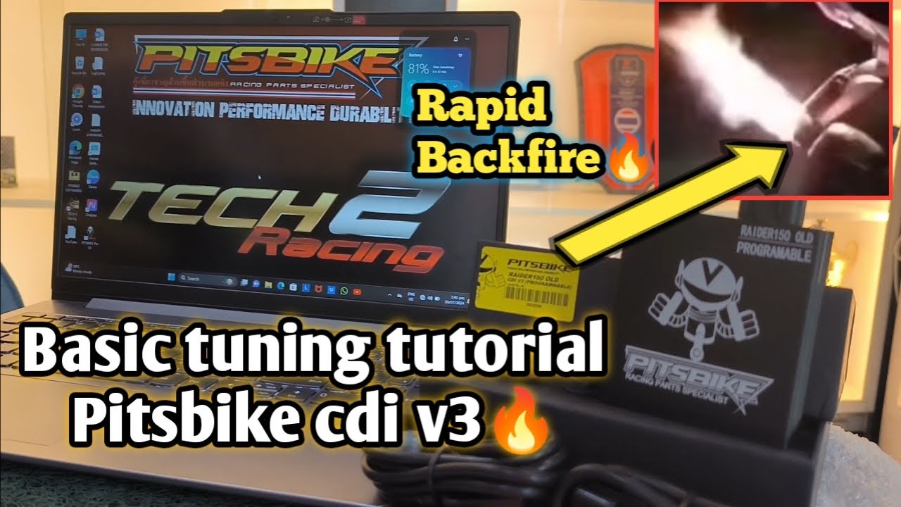 Basic tuning tutorial for Pitsbike cdi v3