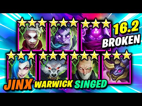 ABUSE THIS BROKEN ZAUN COMP FOR FREE WINS in TFT Set 16! - Patch 16.2 Meta | Teamfight Tactics Guide