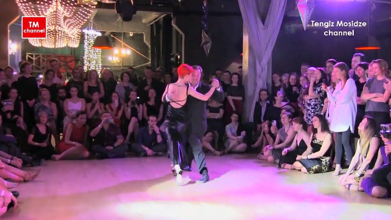 Vals “La serenata de ayer”. Helga Domashova and Alexis Barbolini on nightly milonga. Танго 2020.