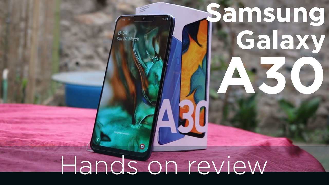 Samsung Galaxy A30 Unboxing and hands on review