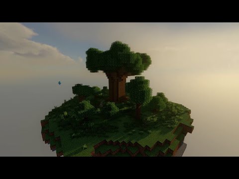 Strider Studios - Floating island tree build - minecraft timelapse