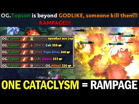 One Cataclysm & RAMPAGE — TOPSON WTF Invoker