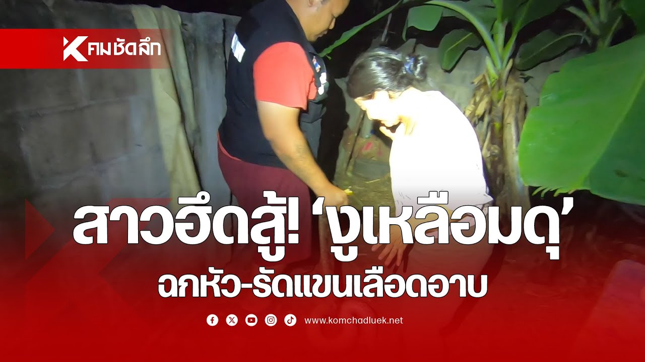 นาทีชีวิต! เร่งช่วยสาวเชียงใหม่วัย 42 ถูกงูเหลือมงับหัว-รัดแขน