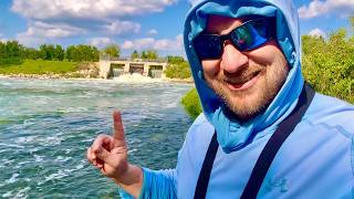 I love Fishing this Flooded Spillway for THESE Crazy Fish!