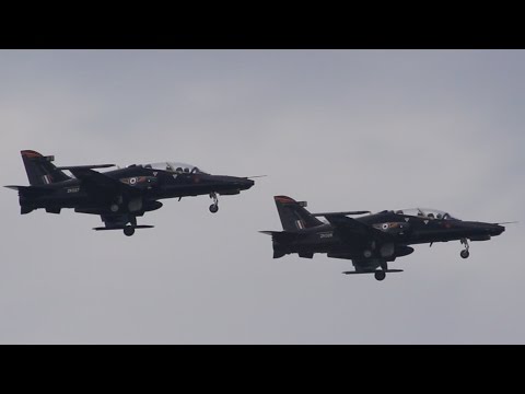 RAF Hawk T2 Role Demo @ Bournemouth Air Festival 2015 (HD)