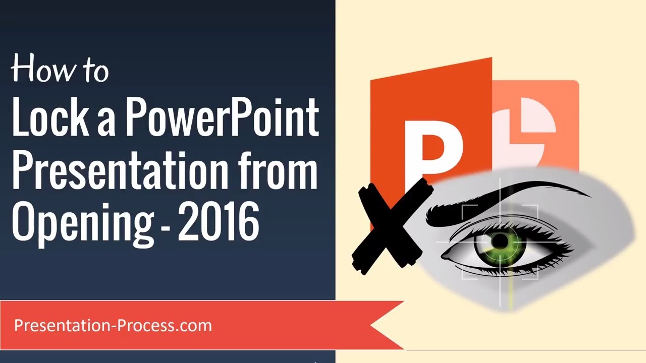 How to Lock a PowerPoint Presentation from opening