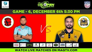 LIVE US OPEN CRICKET 2022 MATCH#6 Florida Scorpions Vs Clarion County Asia United  DAY2