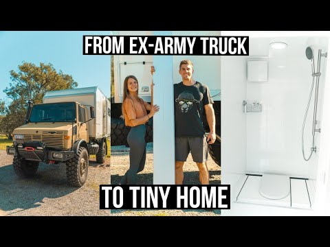 IT'S FINALLY COMPLETED! 240v Fridge & Wall Cladding - DIY Expedition Truck/Caravan #26