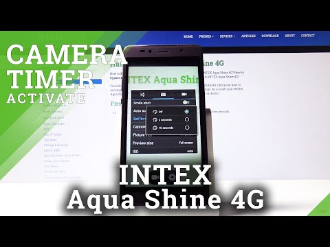 How to Set Up Camera Timer in INTEX Aqua Shine 4G – Camera Settings