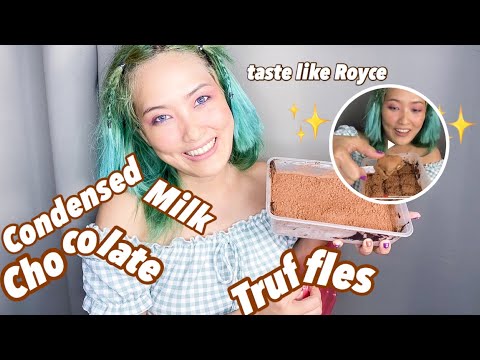 condensed milk chocolate TRUFFLES (TASTE LIKE ROYCE CHOCOLATE)| Philippines